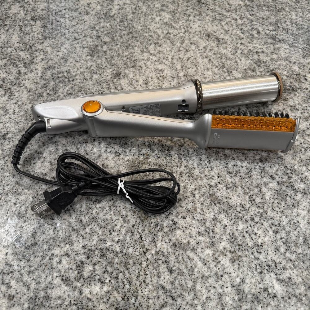 InStyler IS1001.1 Rotating 1.25" Hot Iron/Brush Hair Curling Straightening-*READ